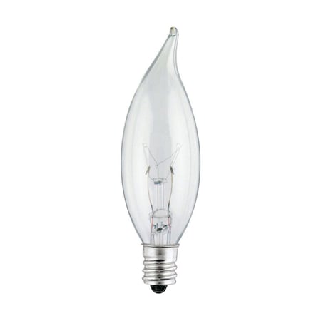 Westinghouse Westinghouse 25 W CA8 Decorative Incandescent Bulb E12 (Candelabra) Warm White 25 pk 5106